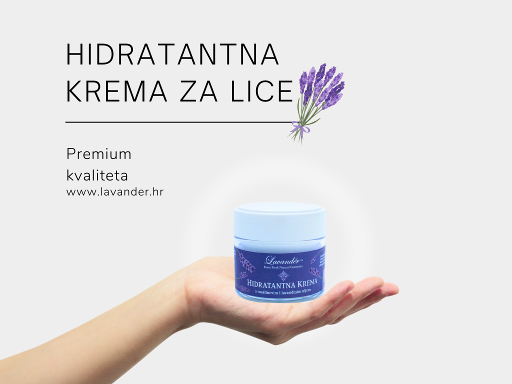 Lavander hidratantna krema za lice: Njega i opuštanje s lavandom, bademom i shea maslacem!