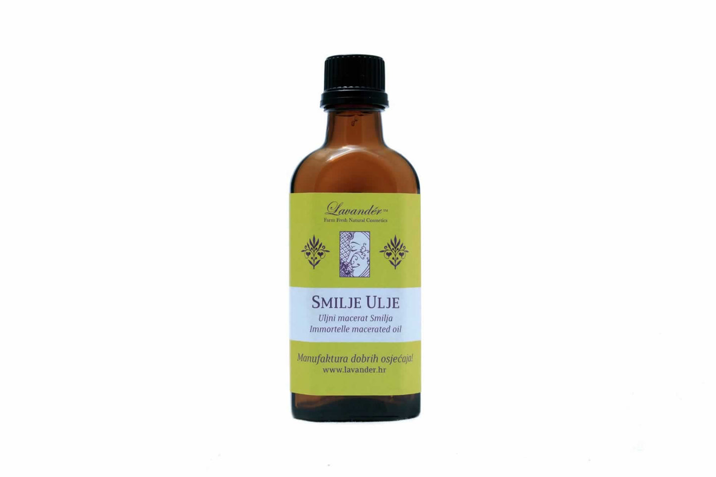 Immortelle macerate in olive oil