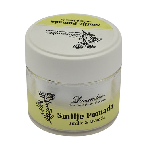 Pomade Smilje & Lavender – Balsam gegen Falten und Hautalterung