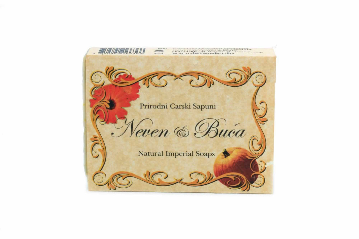 Soap with calendula and pumpkin oil Monarch - for children's and mature skin