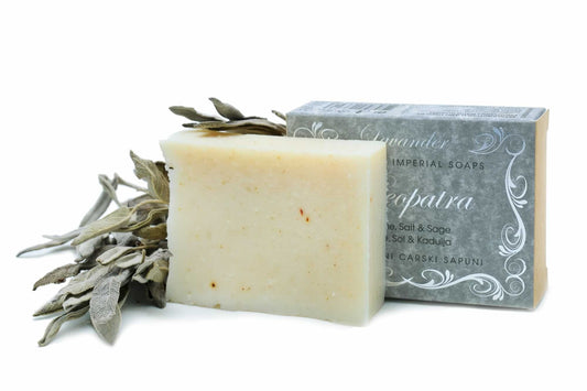 Sage and green algae soap Kleopatra - for pores and blackheads