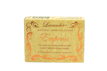 Soap for dry skin Empress - cinnamon oil, honey, goat's milk