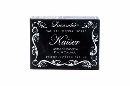 Kaiser coffee and chocolate exfoliating soap - skin exfoliation and awakening