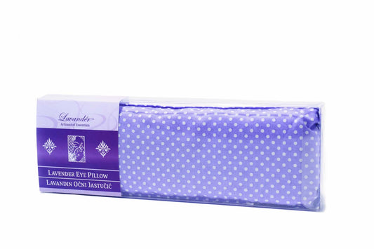 Eye pillow with lavender - a pillow against wrinkles around the eyes and stress