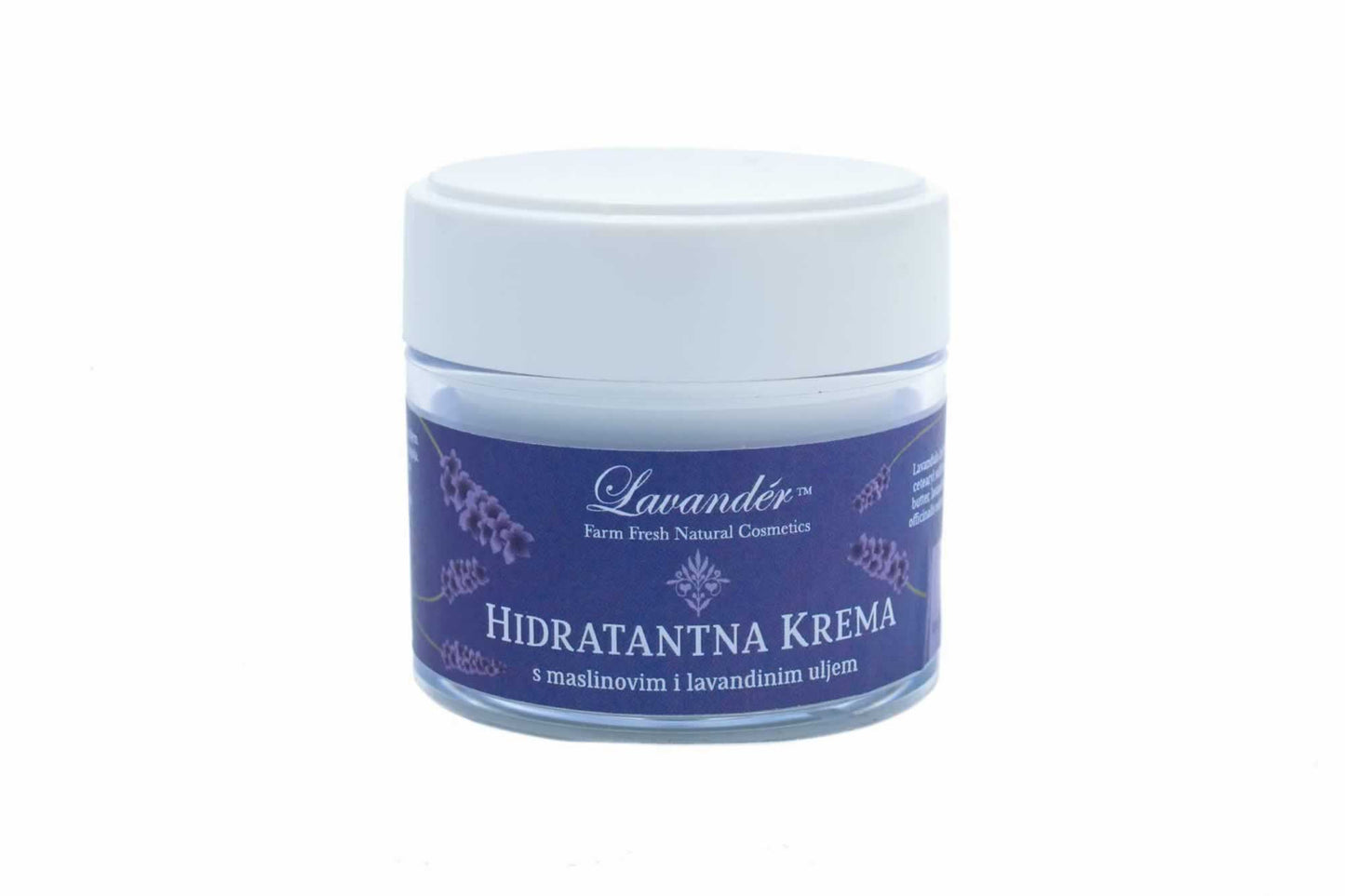 Moisturizing cream with lavender, almond and shea butter