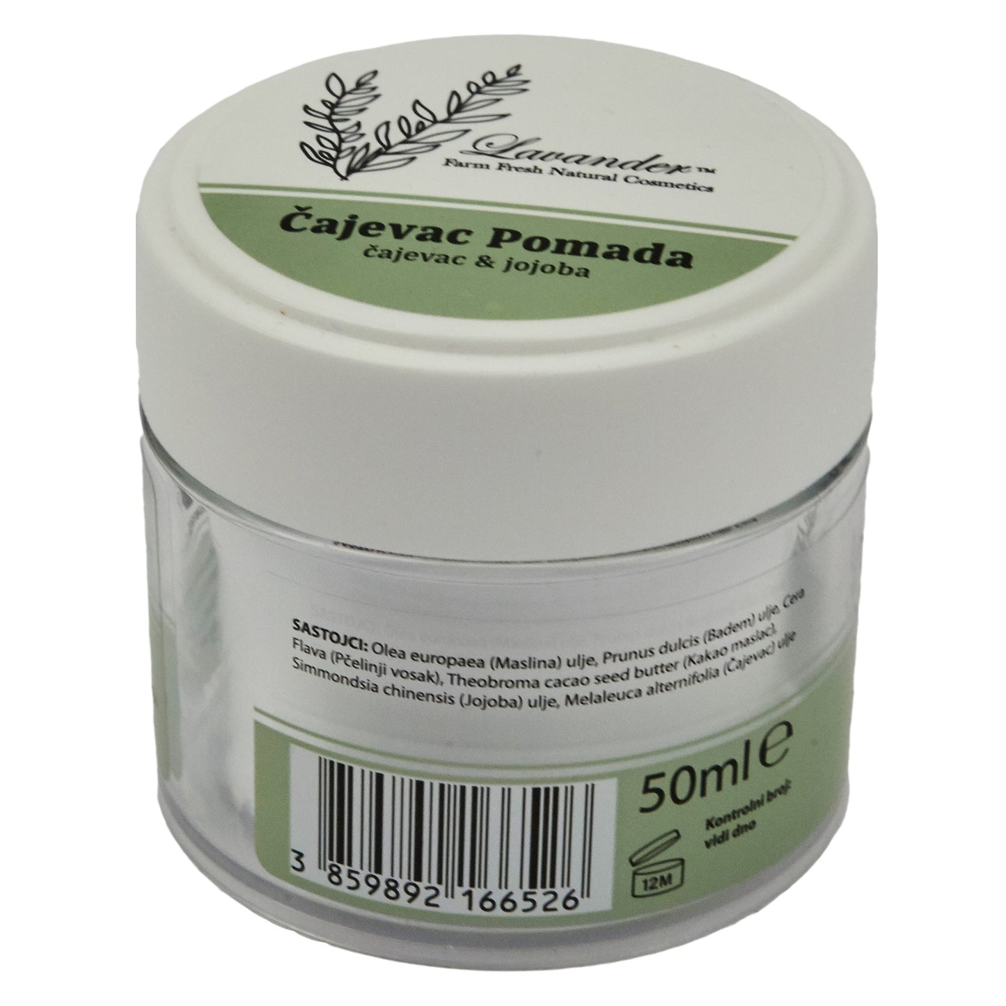 Teebaum- und Jojoba-Pomade – Balsam, antiseptische Creme mit Teebaum